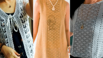 Faça Essas Peças Incríveis: Blusas Fresquinhas em Crochê com Gráficos