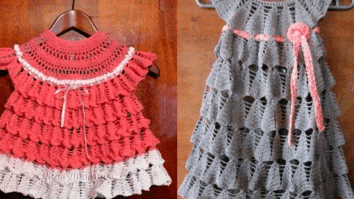 Vestidos Crochê Infantil