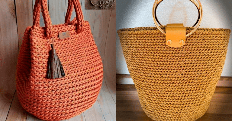 Bolsas em Crochê Simples e Modernas