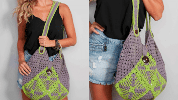 Bolsa em Crochê Greenery