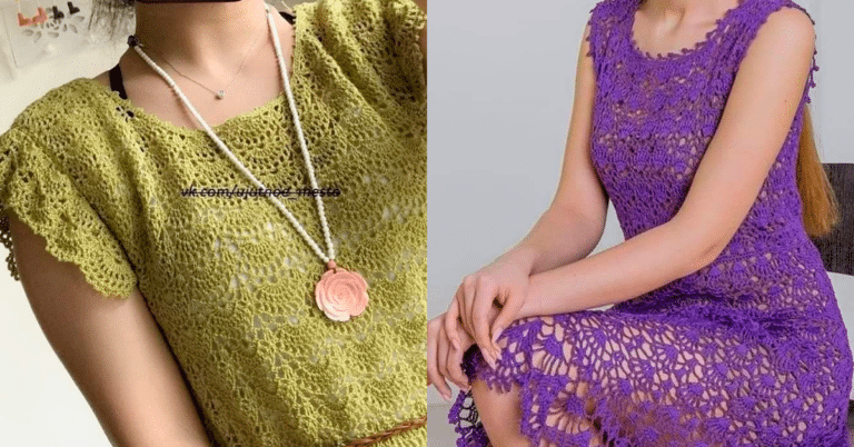 Vestidos de Croche Elegantes e Joviais