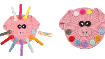 Amigurumi Porco com Prendedores Passo a Passo Completo