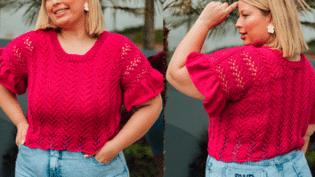 Blusa em Tricô Rendada Belíssima com Gráfico e Passo a Passo
