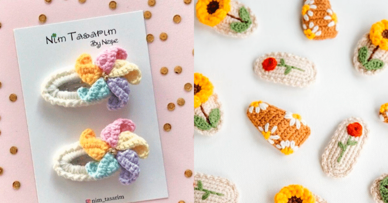 Croche Criativo: Faca e Venda Estas Lindas Presilhas