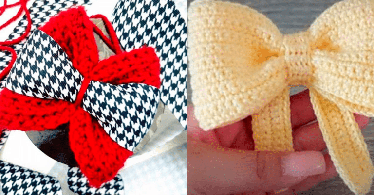 Laços de Crochê Infantil