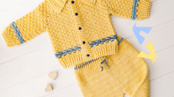 Conjunto Maternidade em crochê 3 peças