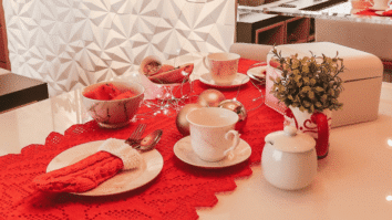 Meia de tricô do Papai Noel: Passo a passo