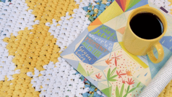 Tapete de crochê Ecomalha Estampado em Losangos