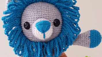 Amigurumi de Crochê Leão