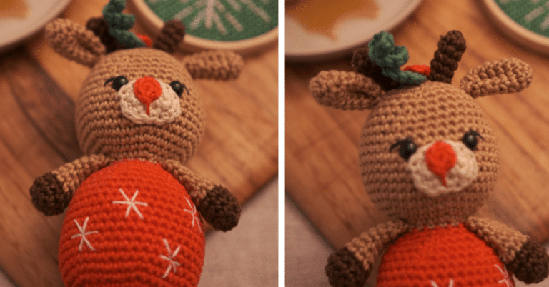 Amigurumi de Rena: Um amor para o Natal!