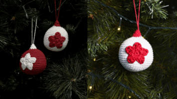 Bola de Árvore de Natal em Crochê: Passo a Passo Simples