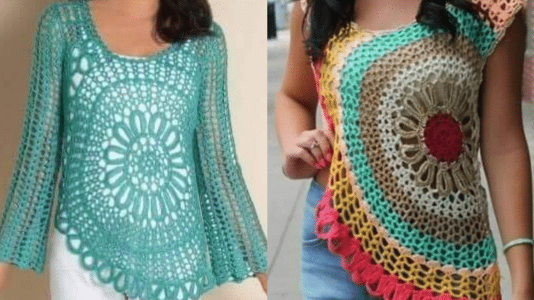 Blusa de Crochê Mais Famosa do Mundo: Passo a Passo e Gráfico