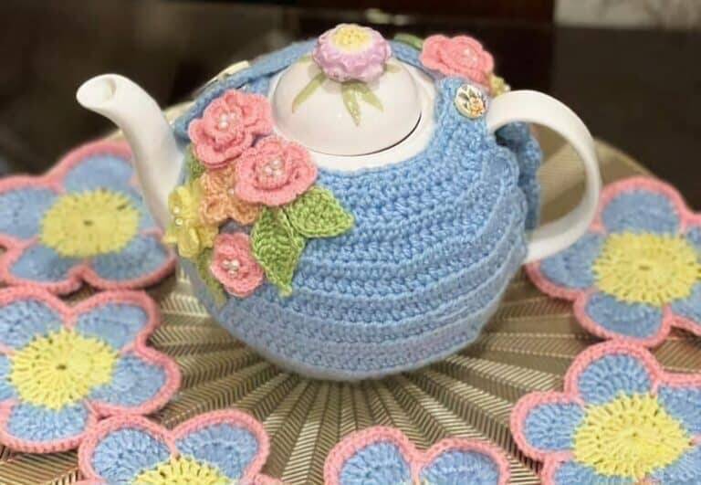 Encanto Artesanal: Mesa Posta em Crochê para Momentos Especiais