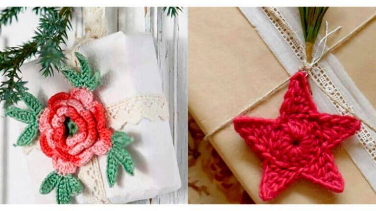 Diy de Natal: Caixinhas de Presente Decoradas com Crochê