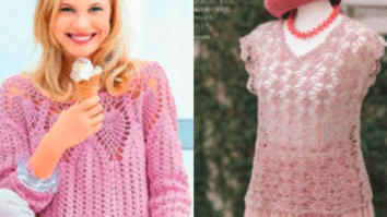 Coleção de Peças de Crochê com Gráficos: Vestidos, Blusas e Infantil