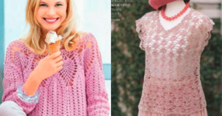 Coleção de Peças de Crochê com Gráficos: Vestidos, Blusas e Infantil