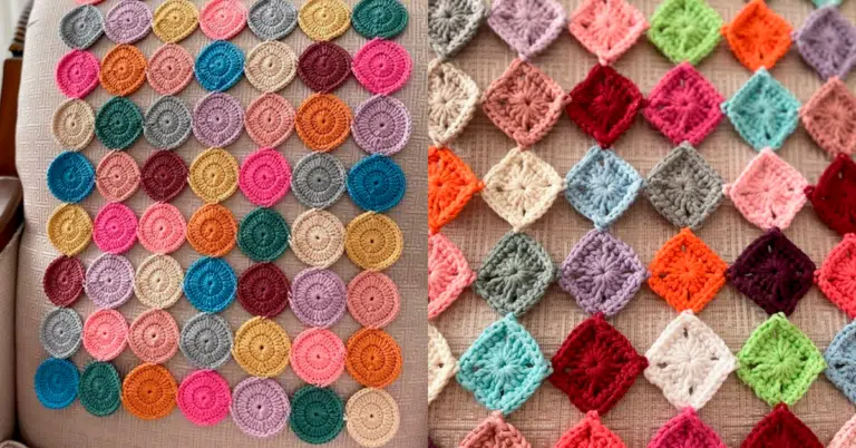 Fazendo Arte com Mini Motivos em Crochê - Fotos Passo a Passo