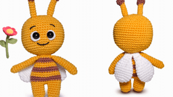 Amigurumi Abelha com Flor Passo a Passo Detalhado dos Pontos
