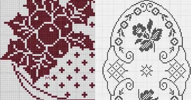 Gráficos de Crochê Filé - Faça Caminhos de Mesa Encantadores