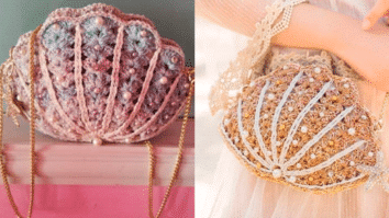 Faça as Bolsas em Crochê Concha Para Usar na Praia c Gráficos