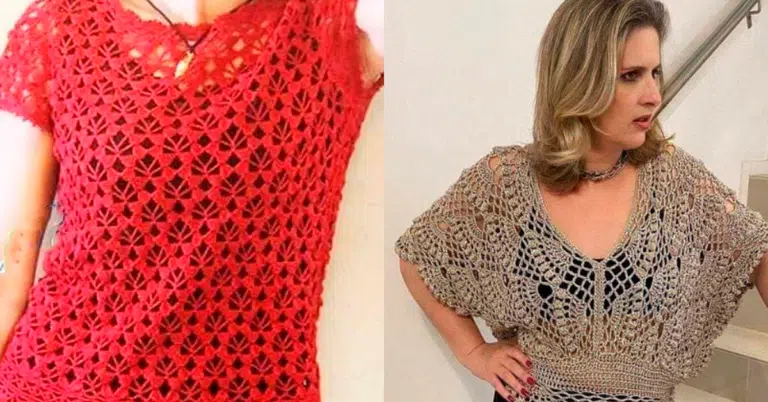 Aprenda Fácil: Blusas em Crochê Estilosas com Gráfico p Baixar