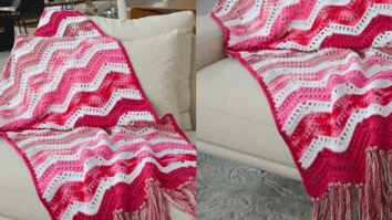Manta em Crochê Balé: Passo a Passo com Gráficos para Copiar