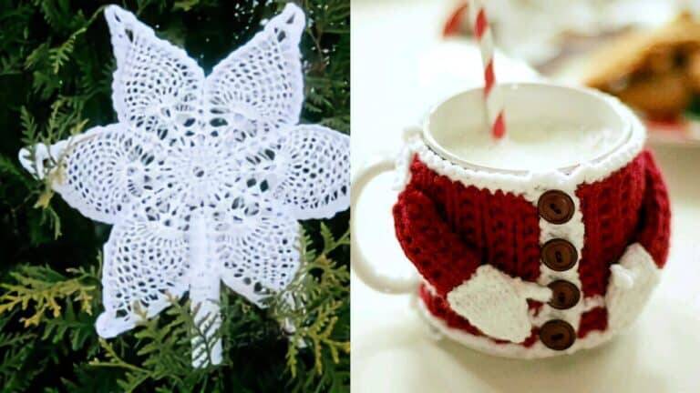Transforme sua Decoração com Encantadores Enfeites de Natal em Crochê