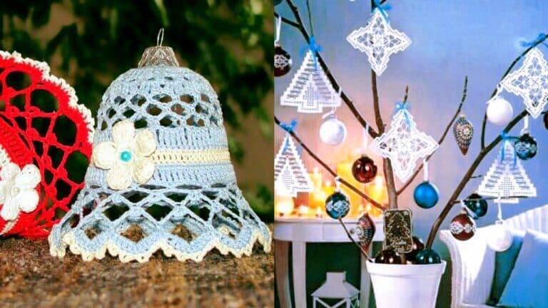 Artesanato de Natal em Crochê: Lindas Peças com Gráficos