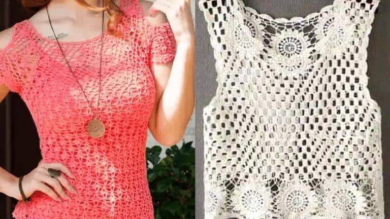 Blusas de Crochê Encantadoras: Estilo Feito à Mão