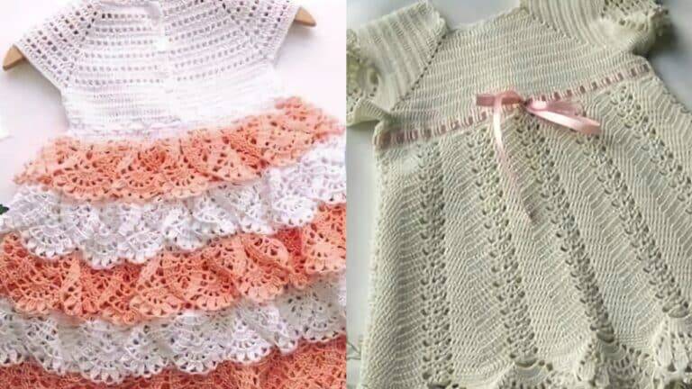 Aprenda Como Fazer Um Vestido de Crochê Infantil para Iniciantes e Veja Mais 15 Modelinhos para Imprimir