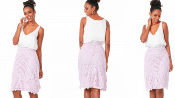 Saia de Crochê Silvana Passo a Passo Completo com Gráficos