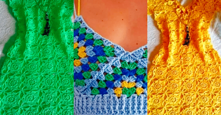 Diy: Squares de Crochê Incríveis para Criar Lindas Blusas e Peças