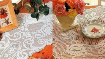 Crochê Filé: Centros de Mesa com Gráficos - Videoaula para Iniciantes