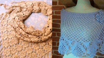 12 Opções INCRÍVEIS de Xales de Crochê com Gráficos