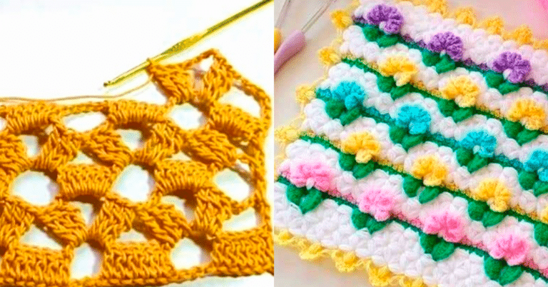 28 Pontos de Crochê: Lindas Amostras para Criar Suas Peças