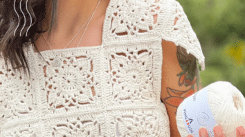 Blusa Square de Crochê: Um ano novo Estiloso