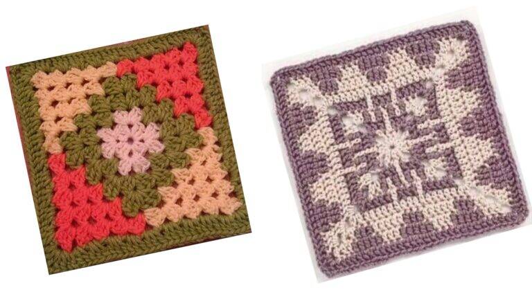 Squares em Crochê: Crie Sua Peça com Essas Inspirações