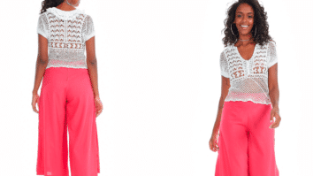 Linda Blusa em Crochê Ana com Passo a Passo e Gráficos