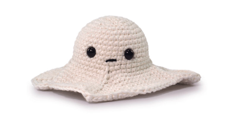 Amigurumi Fantasminha Glow com Passo a Passo da Receita
