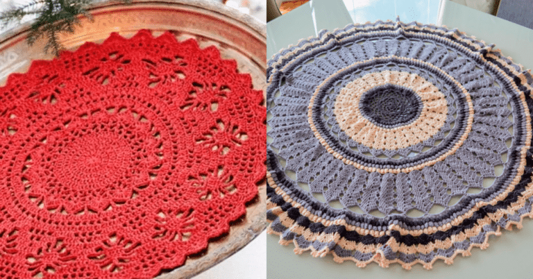 Centros de Mesa em Crochê para Decorar Mesas e Aparadores