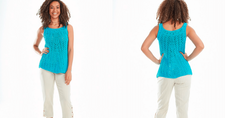 Linda Blusa em Tricô Mergulho com Passo a Passo e Gráficos
