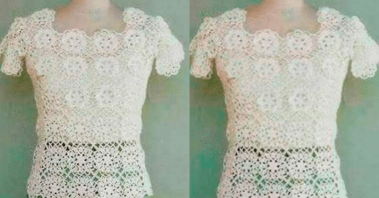 Revista com Gráficos de Blusas de Crochê Feminina para o Verão 2024