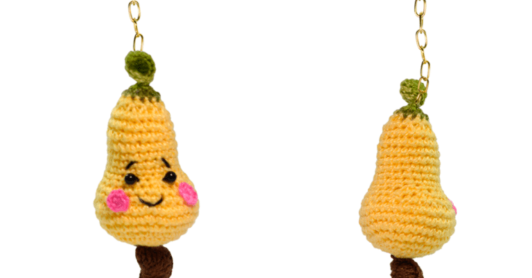 Amigurumi Chaveiro Caju Para Vender com Passo a Passo
