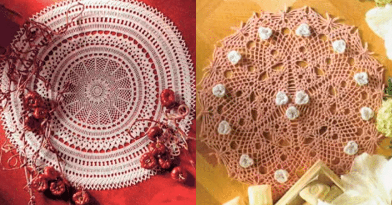 Toalhinhas de Crochê Redondas: As Preferidas das Crocheteiras