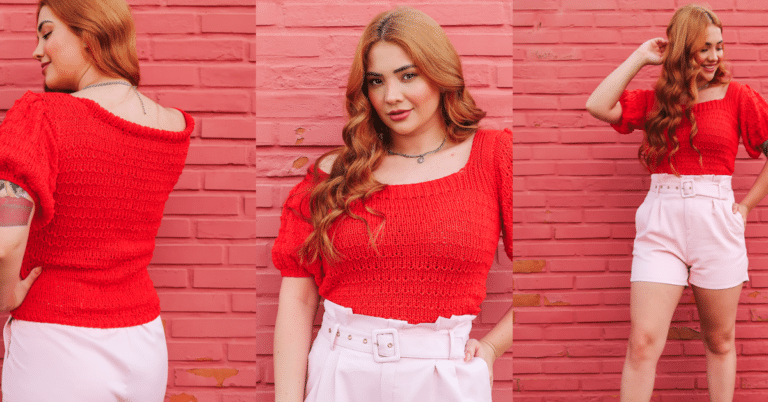 A Mais Linda Blusinha em Tricô Imperial para o Verão com Gráficos