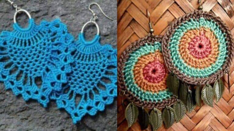 25 Brincos em Crochê para Inspirar sua Arte