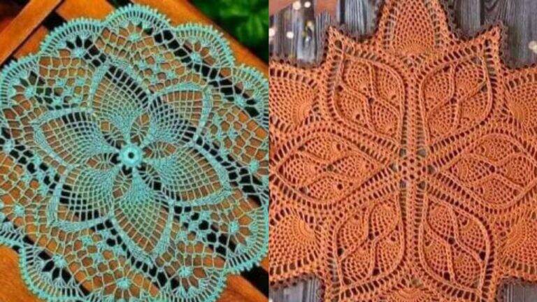 Os Mais Lindos Centros de Mesa em Crochê com Gráficos