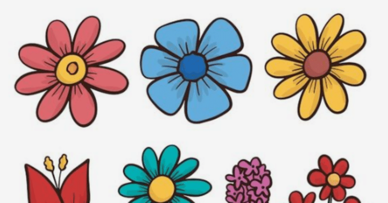 Moldes de Flores no Artesanato: Modelos Grátis para Download