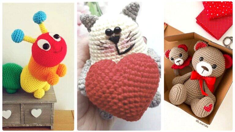 A Arte do Crochê Amigurumi: 40 Idéias para Você Se Inspirar e Uma Receita de Gatinho Bem Lindo!