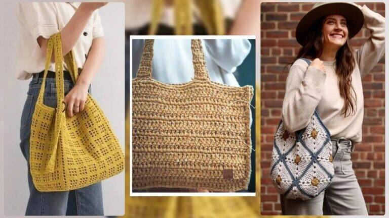 Faça Hoje! 15 Bolsas de Crochê Simples com Graficos e Uma Receita Super Prática